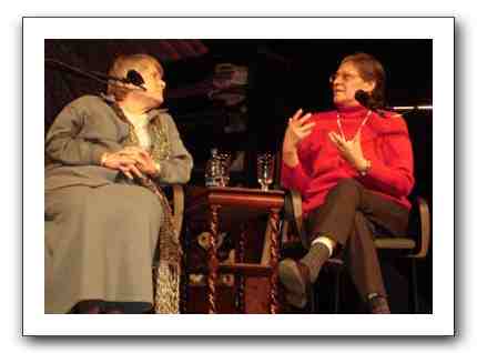 Sally Roesch Wagner and Jeanne Shenandoah