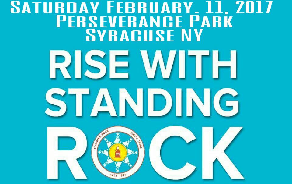 Rise with Standing Rock protest flyer